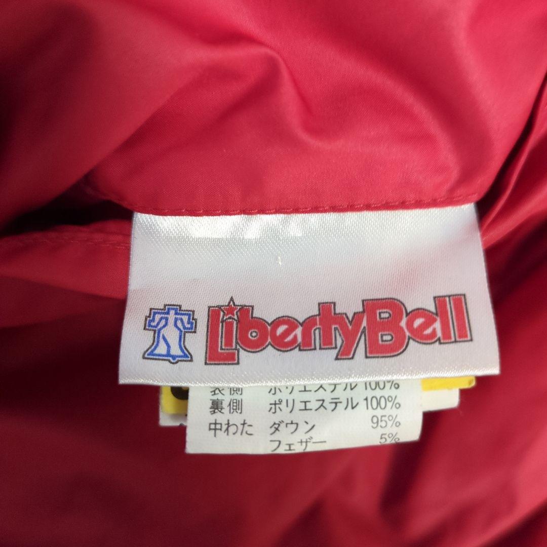 Liberty Bell ダウンジャケット リバーシブル　刺繍ロゴ　ワッペン　Ｌ mdprevattcaulkingandwaterproofing.com