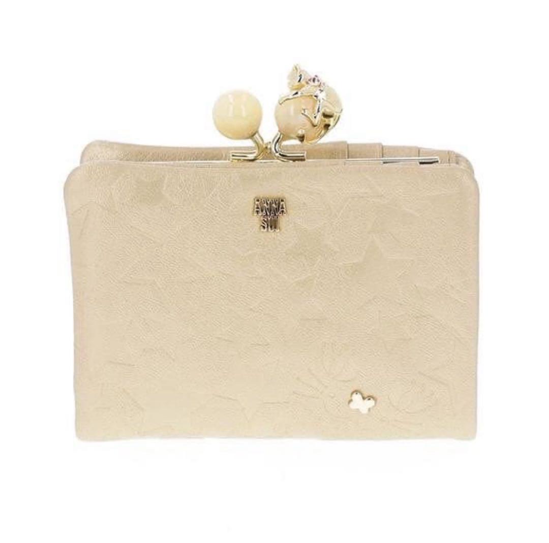 【新品未使用】ANNA SUI プレイングキャット 口金２つ折り財布