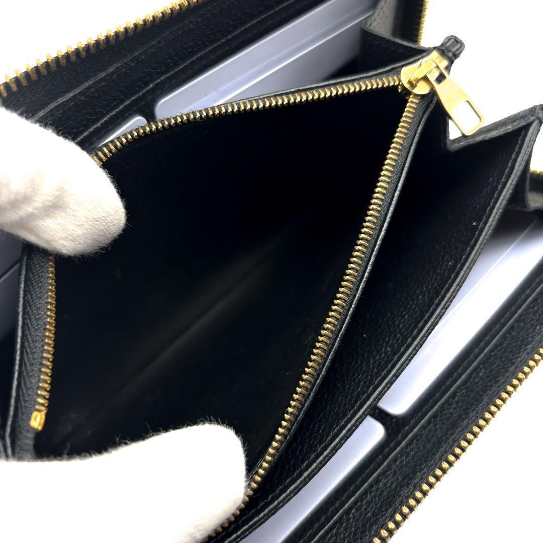 【極美品✨】ルイヴィトン アンプラント ジッピーウォレット 長財布 黒
