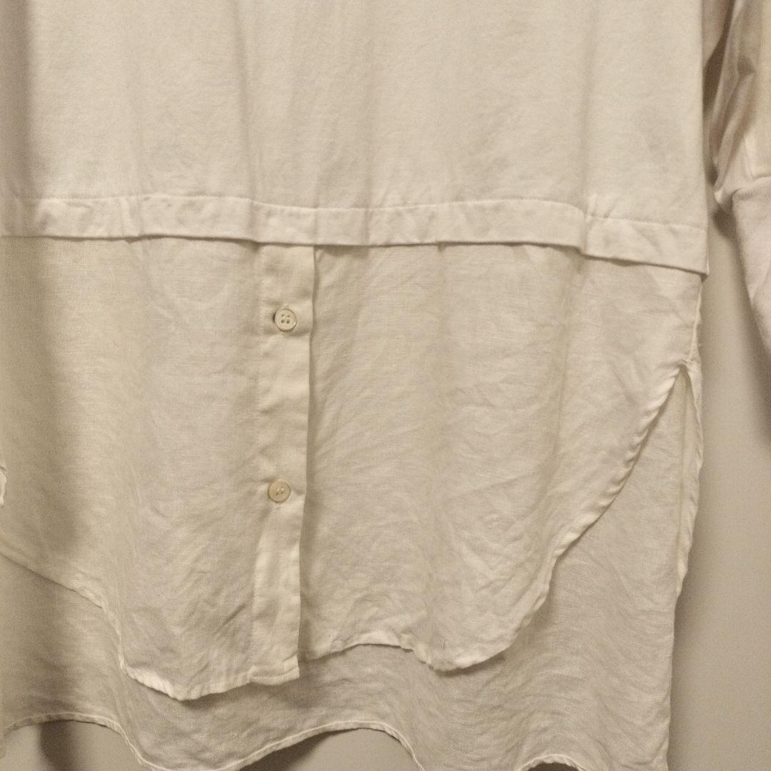 Audrey and John Wad ホワイト長袖Tシャツ