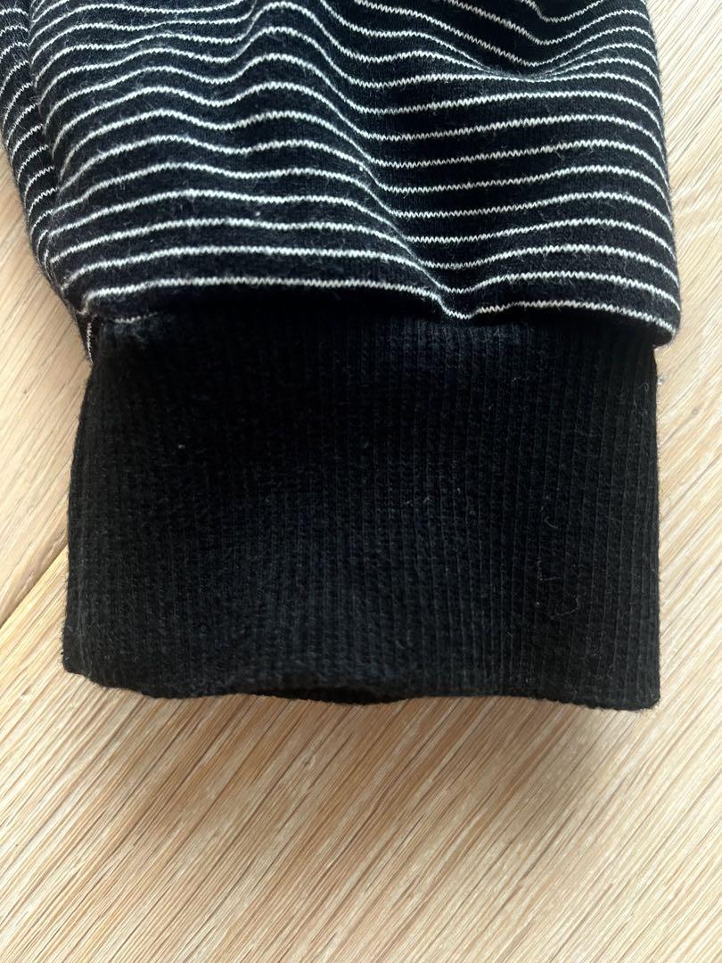 BORDER CREW NECK SWEAT エンノイ ennoy