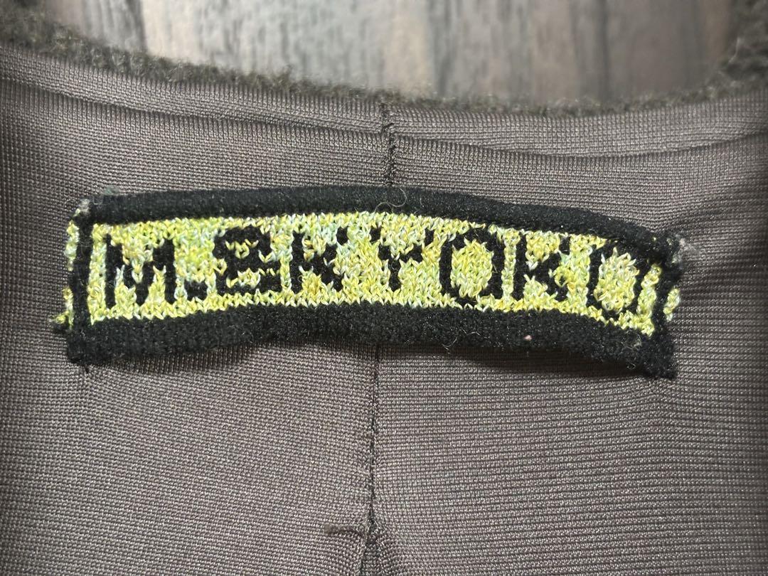M.&KYOKO ニット　コート　フード
