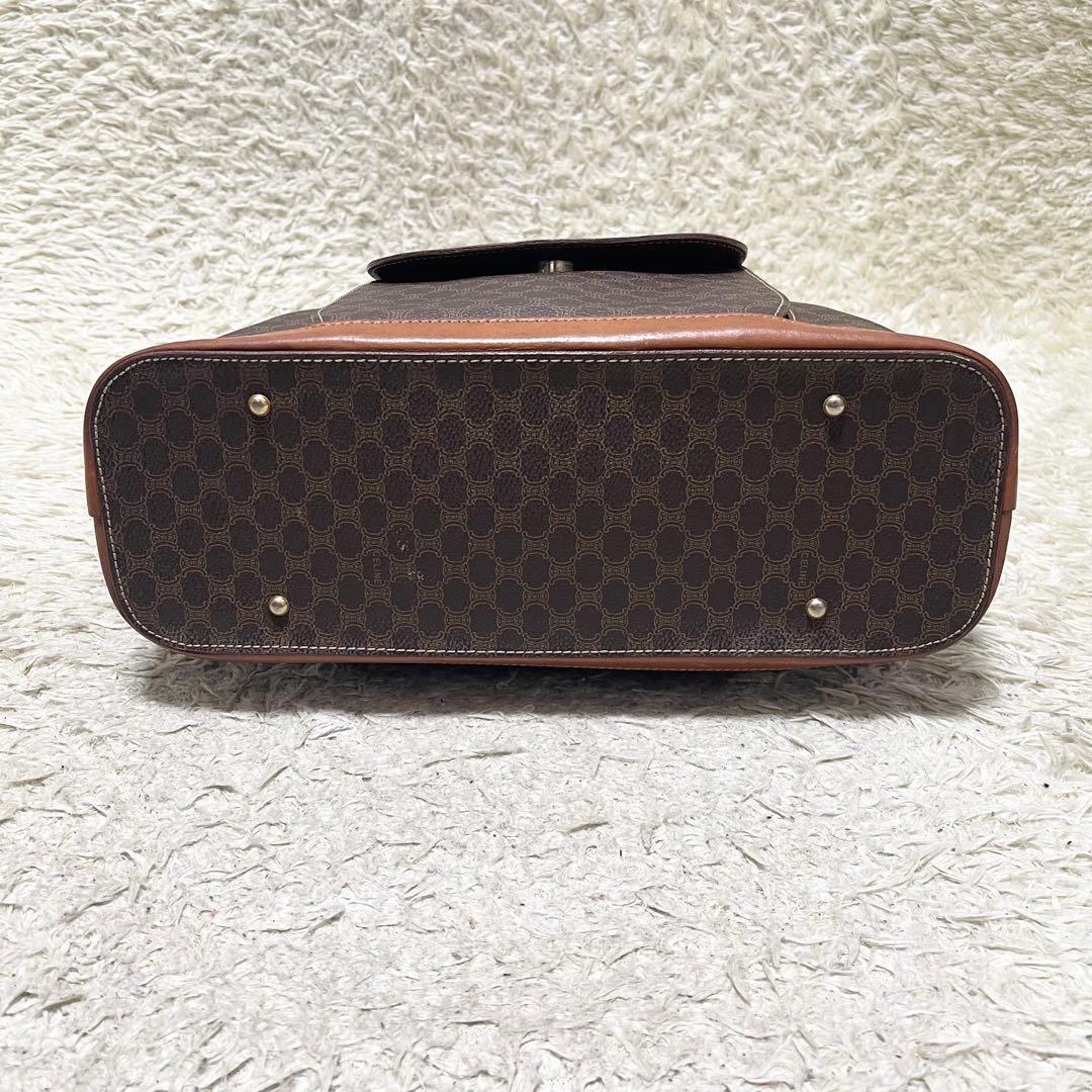 美品✨セリーヌ トートバッグ レザー PVC マカダム ゴールド金具 トリオンフ 美品✨セリーヌ トートバッグ レザー PVC マカダム ゴールド金具 トリオンフ