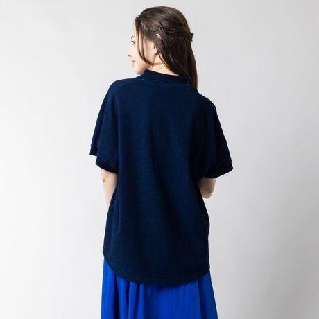 LACOSTE ラコステ インディゴ スキッパー ネック ポロシャツ
