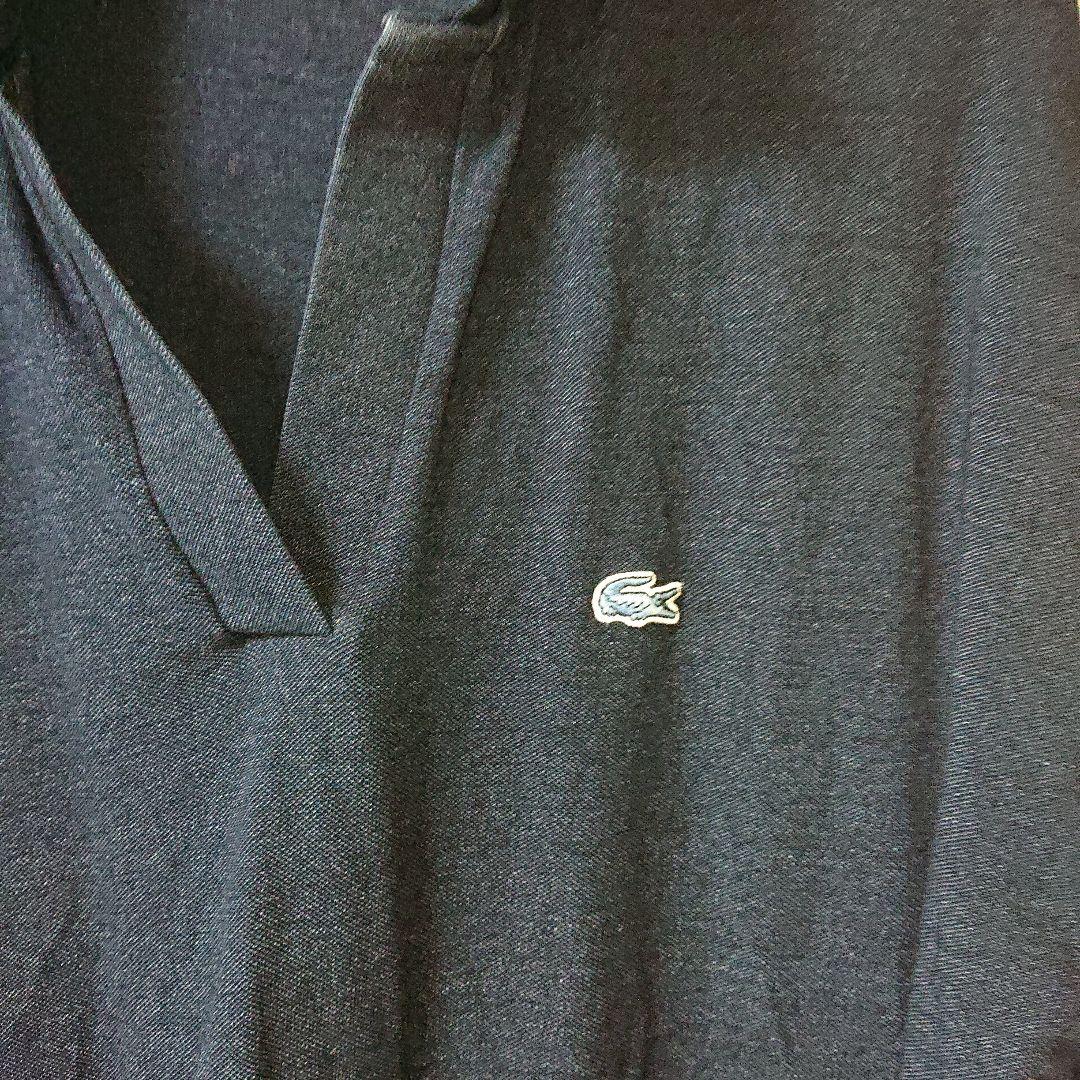 LACOSTE ラコステ インディゴ スキッパー ネック ポロシャツ