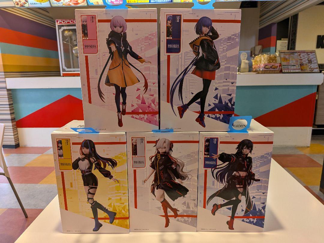 ラウンドワン限定 神椿市建設中。１/７スケールフィギュア フルコンプセット