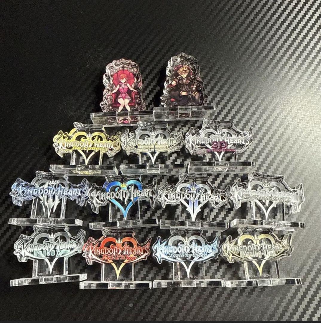 キングダムハーツ　ロゴアクリルコレクション　コンプセット