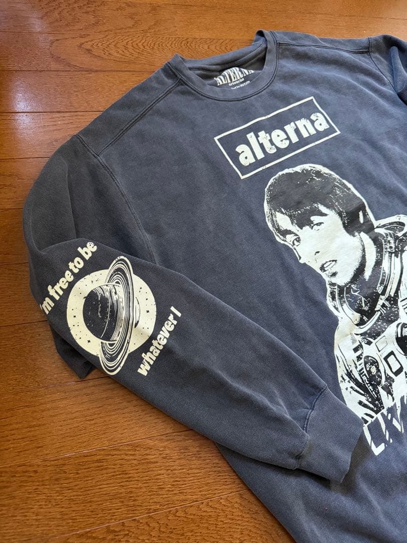 oasis リアムギャラガー トレーナー LIVE FOREVERL oasis MERCADOAVALIA_COM_BR