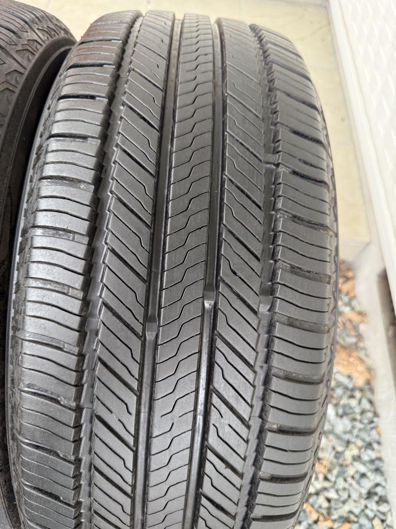 kz①225/55R18 ヨコハマ夏タイヤ4本 溝有 RAV4 デリカ