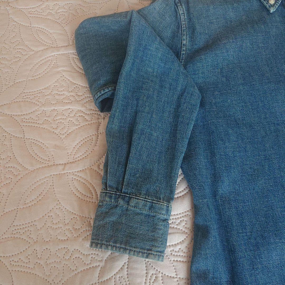 美品　RALPHLAUREN　デニム ボタンダウン　ワンピース XSサイズ