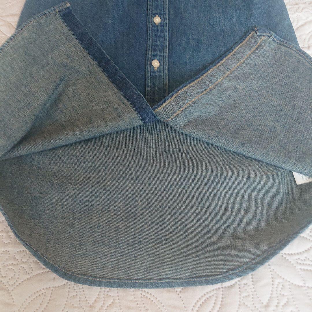 美品　RALPHLAUREN　デニム ボタンダウン　ワンピース XSサイズ