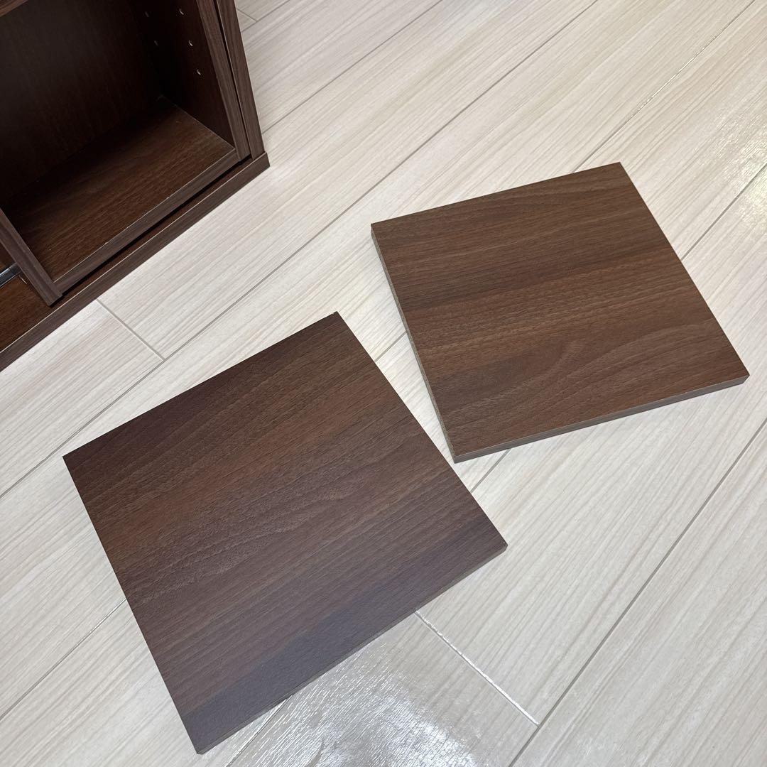 子*ず様 本棚　可動棚　ウォルナット　アイリスオーヤマ