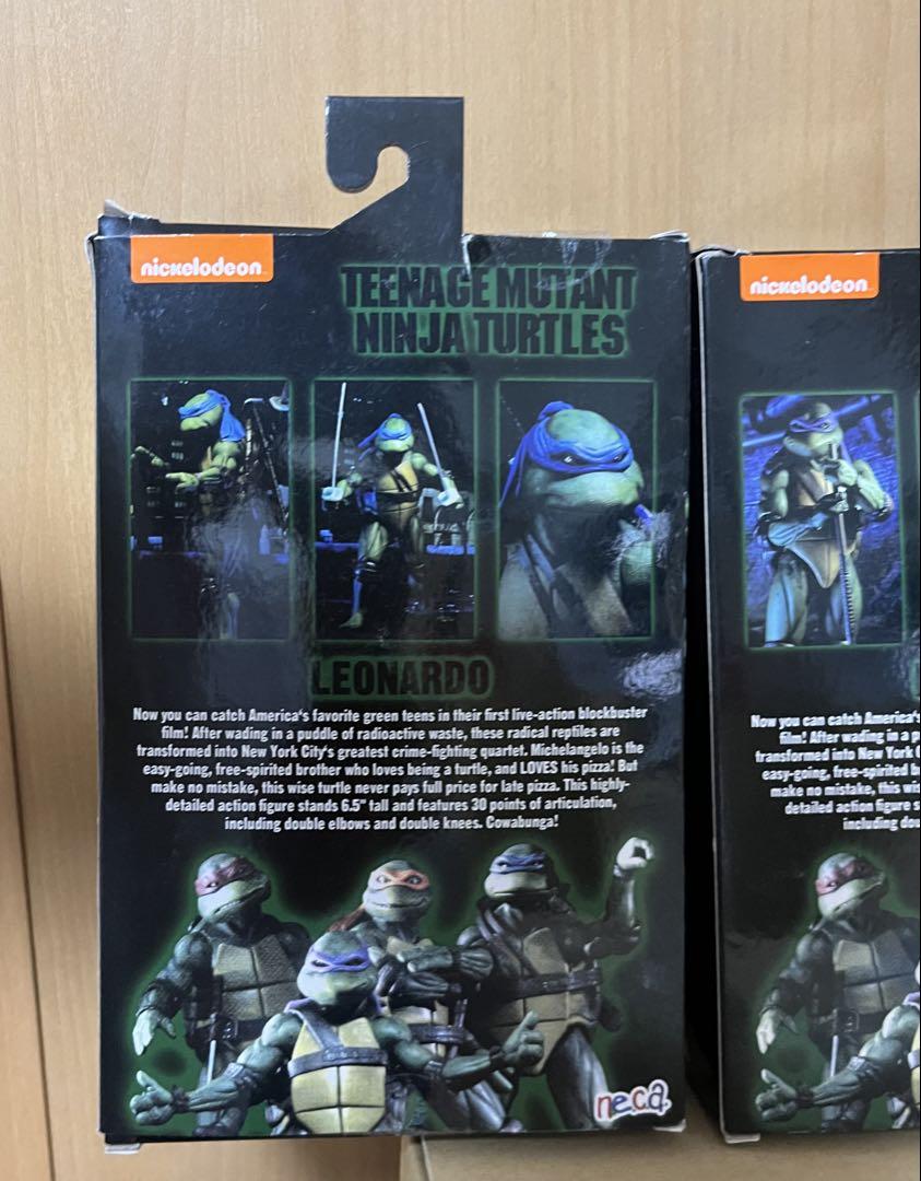 NECA ネカ ミュータント ニンジャ タートルズ 4体 送料無料 未開封