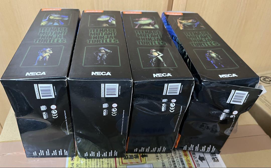 NECA ネカ ミュータント ニンジャ タートルズ 4体 送料無料 未開封