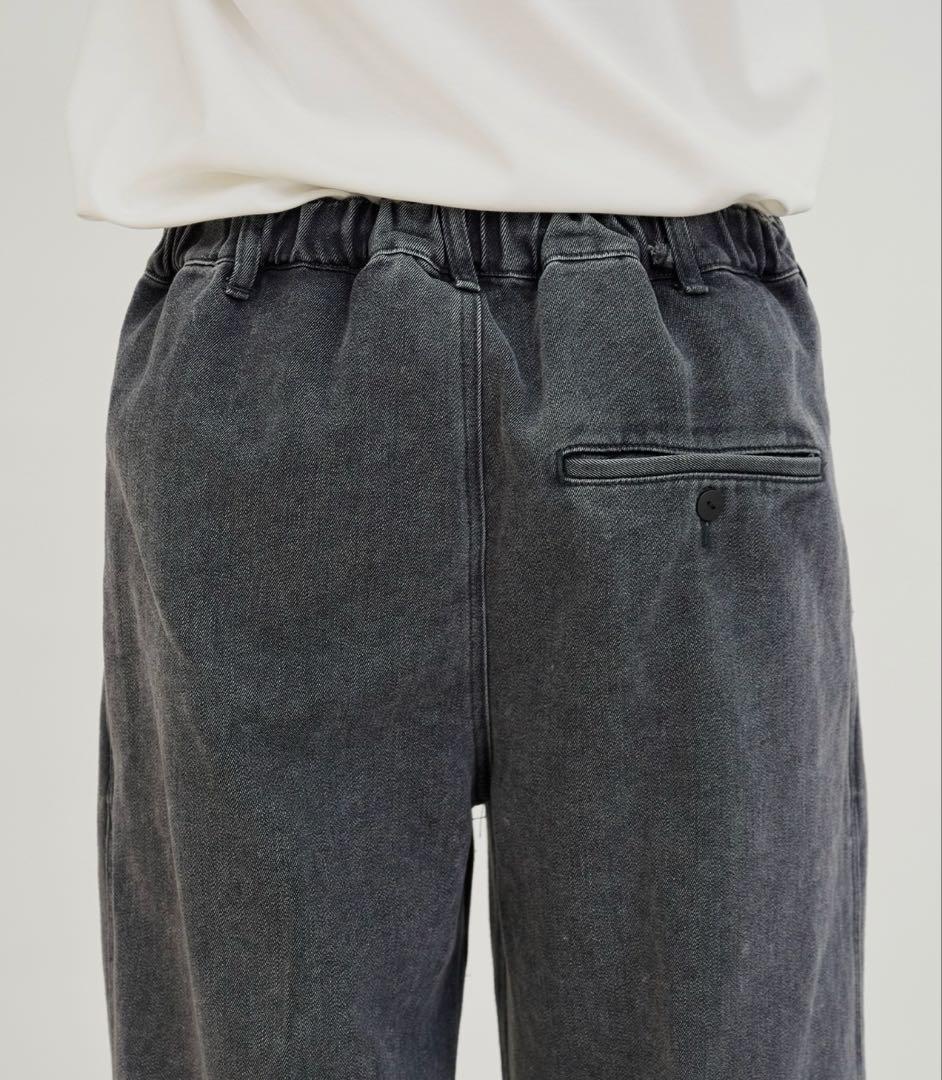 【美品】PUBLIC TOKYO 23AW エバークリースデニムイージーパンツ