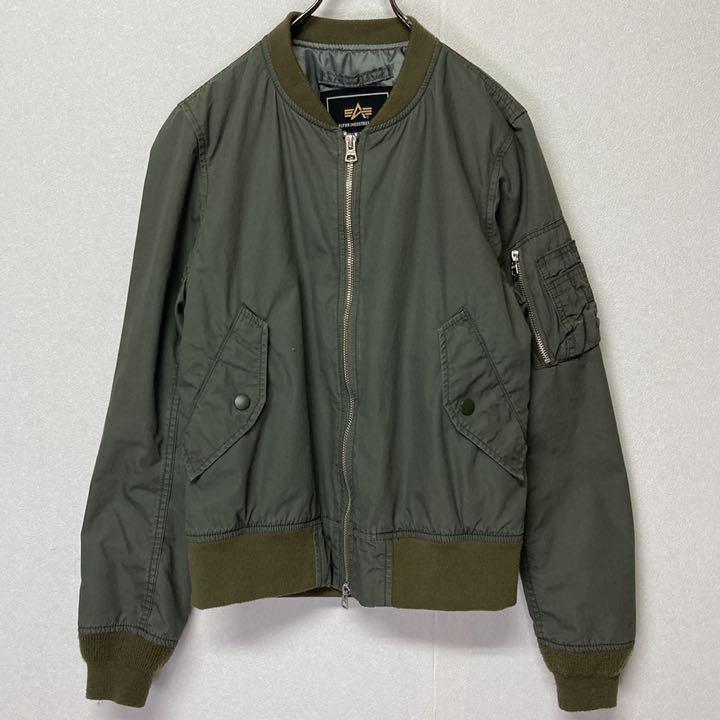 アルファ インダストリーズ MA-1 フライトジャケット オリーブ