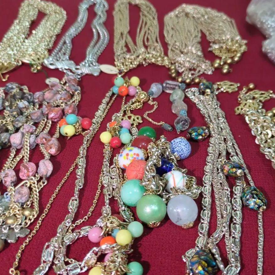A【希少品】アクセサリー ネックレス　ブレスレット　1キロ超え　昭和30年代