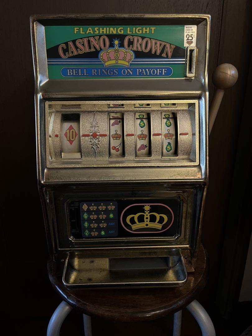 ◆レトロ◆カジノクラウンCASINO CROWN　スロットマシーン　アンティーク