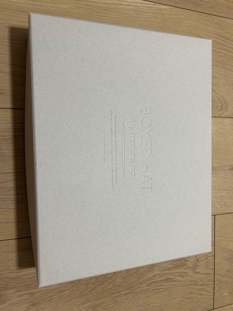 【再値下げ】mature ha. BOXED HAT 新品未使用