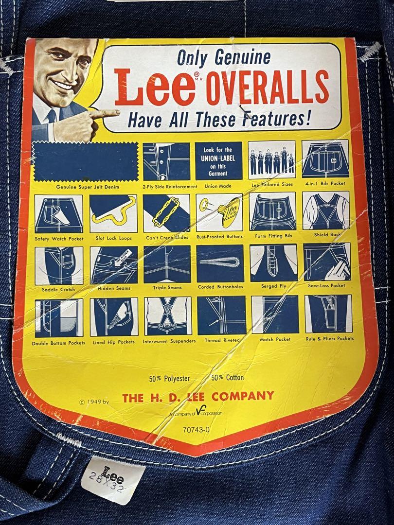 70's Lee OVERALLS フラッシャー付　デッドストック　ヴィンテージ