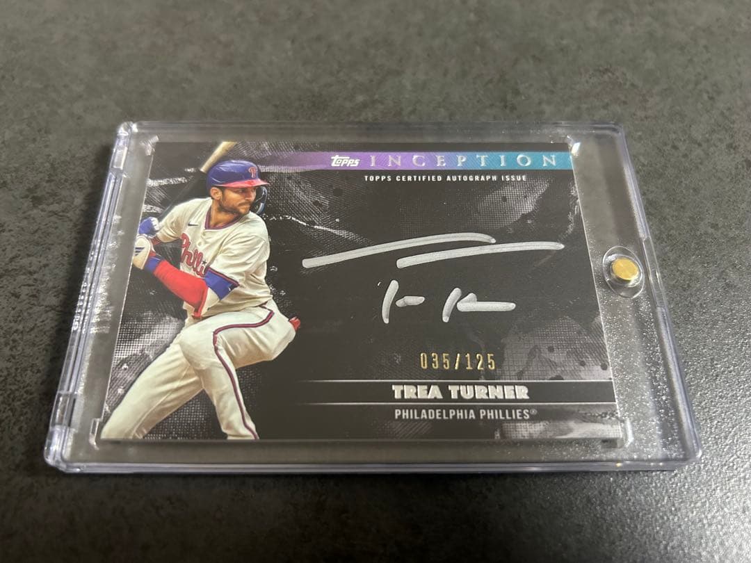 2025 Topps Inception トレイ ターナー シルバー直書サインtopps