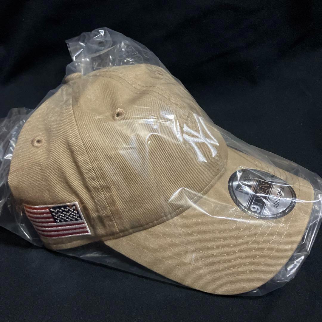 NEW ERA 9 TWENTY Stars Stripes NYカーキ