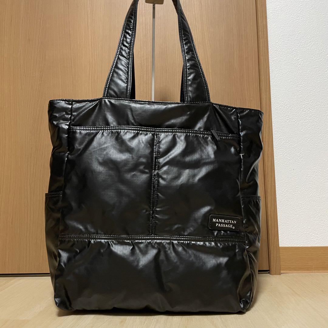 【極美品】MANHATTAN PASSAGE トートバッグ　収納多数　ビジネス