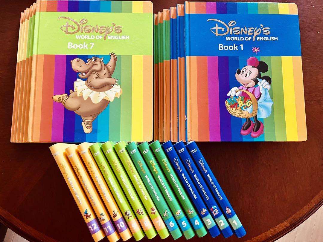 Disney's World of English DVD セット+おもちゃ Disney's World of English 書籍とDVDセット 知育玩具