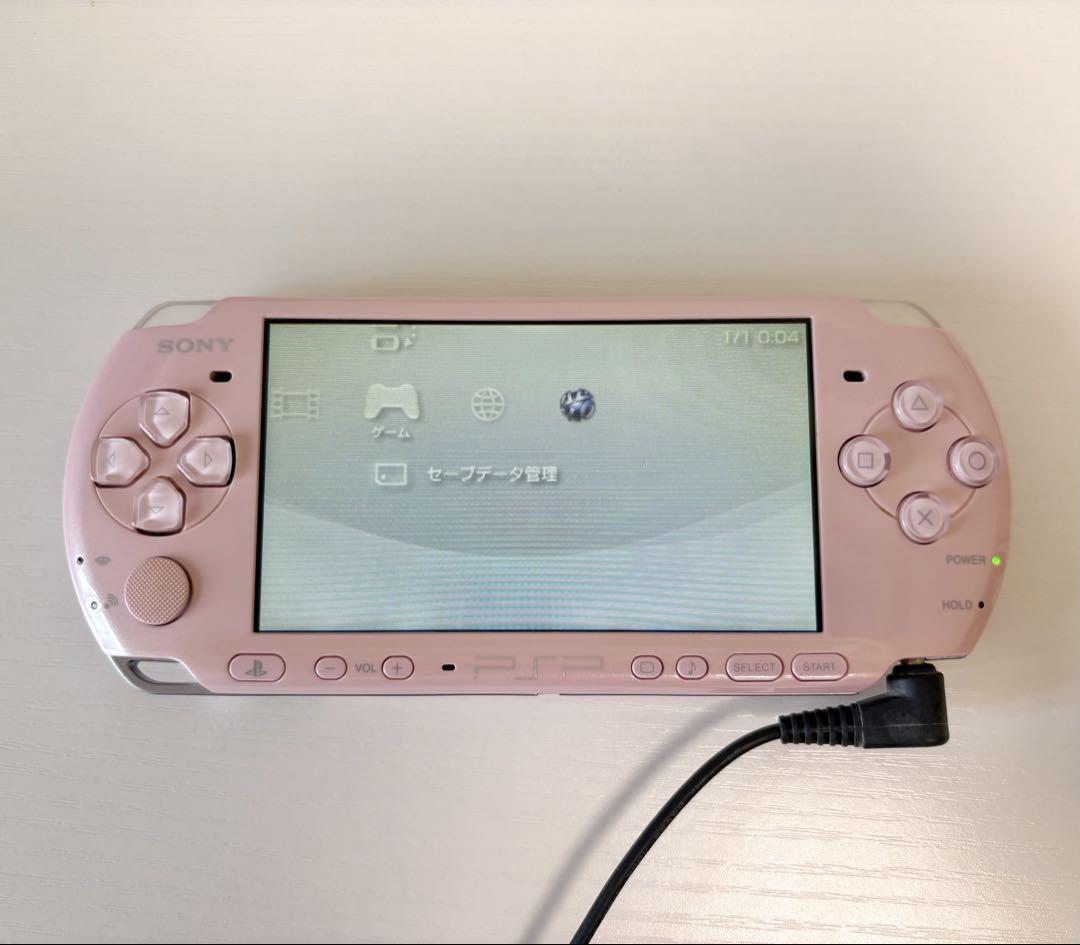 【匿名配送】【ジャンク品】ソニーSONY PSP3000本体　ピンク