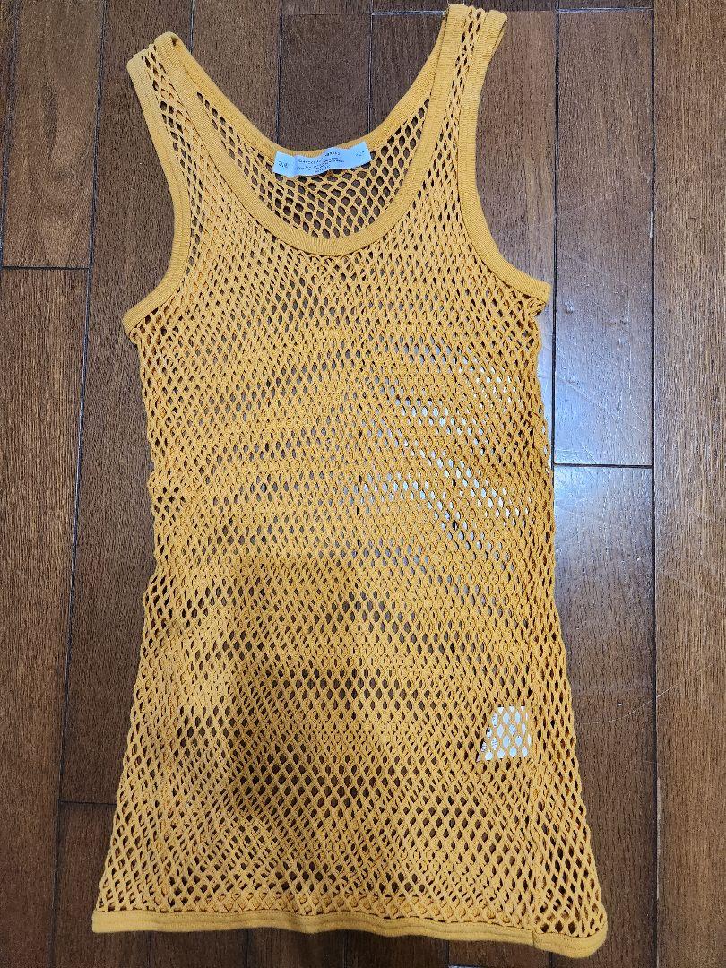 ほぼ未使用！MACKDADDY メッシュタンクトップ L イエロー