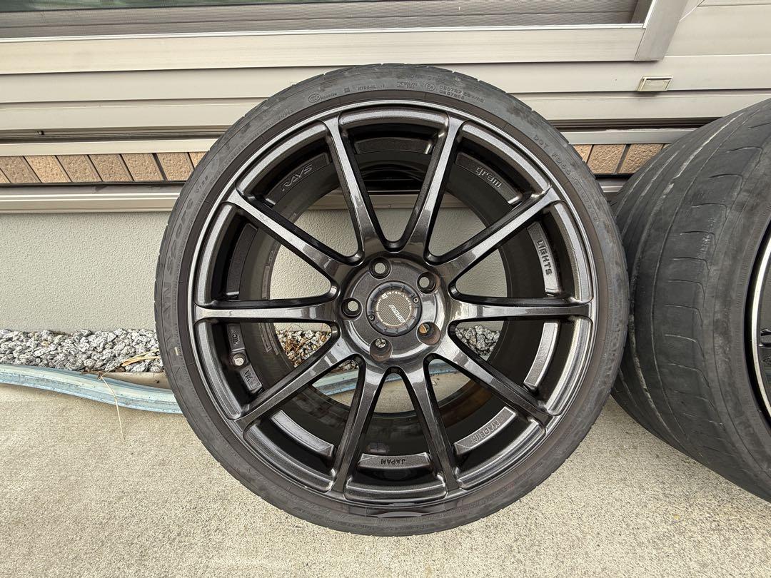 18インチ ホイールセット rays 57trnscend pcd112