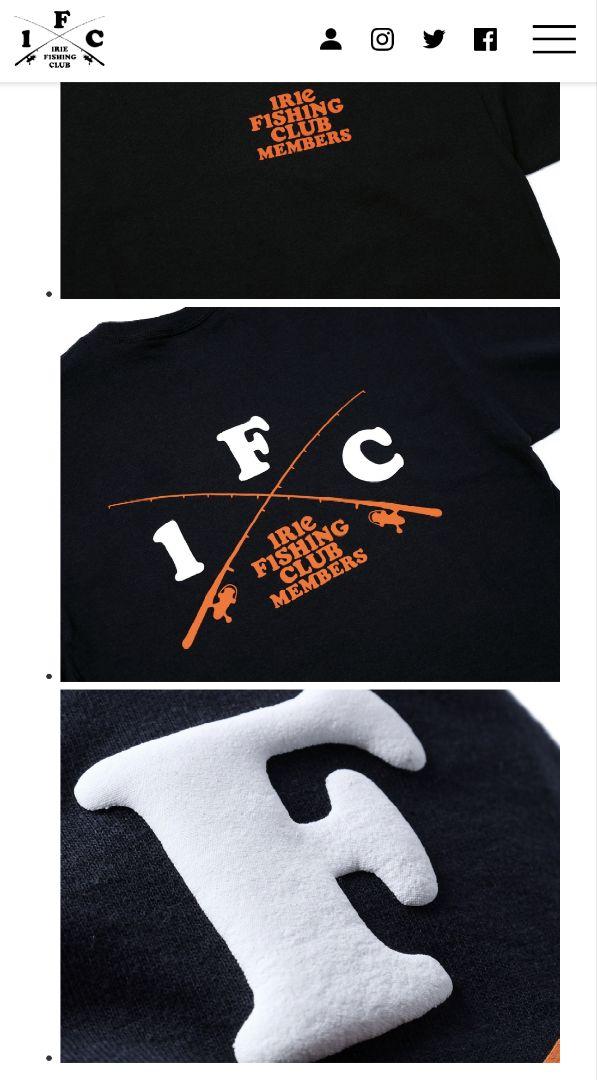 Irie Fishing Club Tシャツ Lサイズ MEMBERS限定