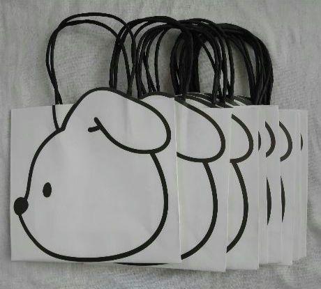 可愛いうさぎの紙袋小１０枚セット