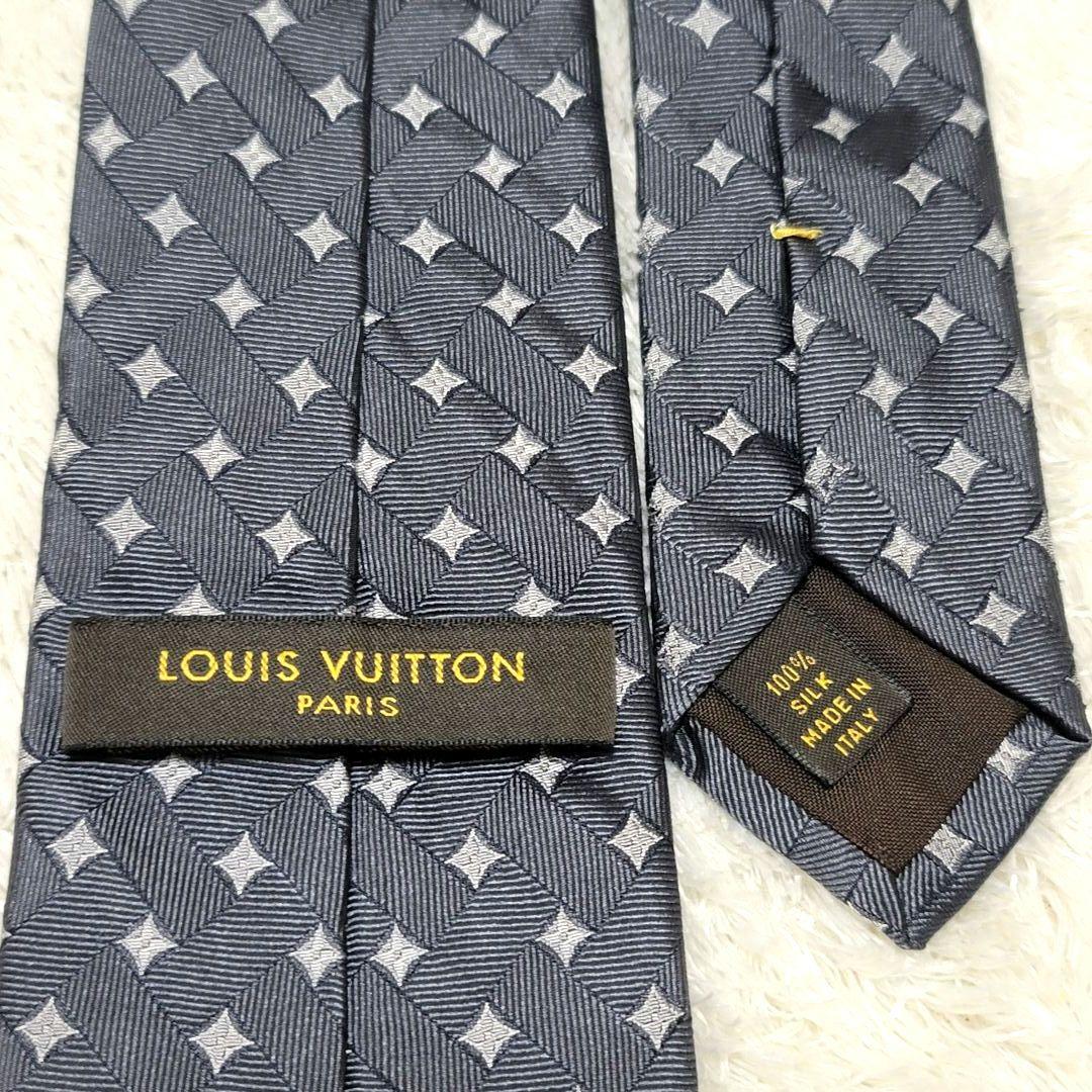 専用 新品 未使用 LOUIS VUITTON ネクタイ スター 星 ネイビー系