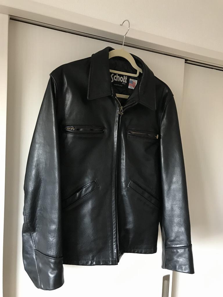 SCHOTT 牛革トラッカー ジャケット サイズ38（サイズ M相当）