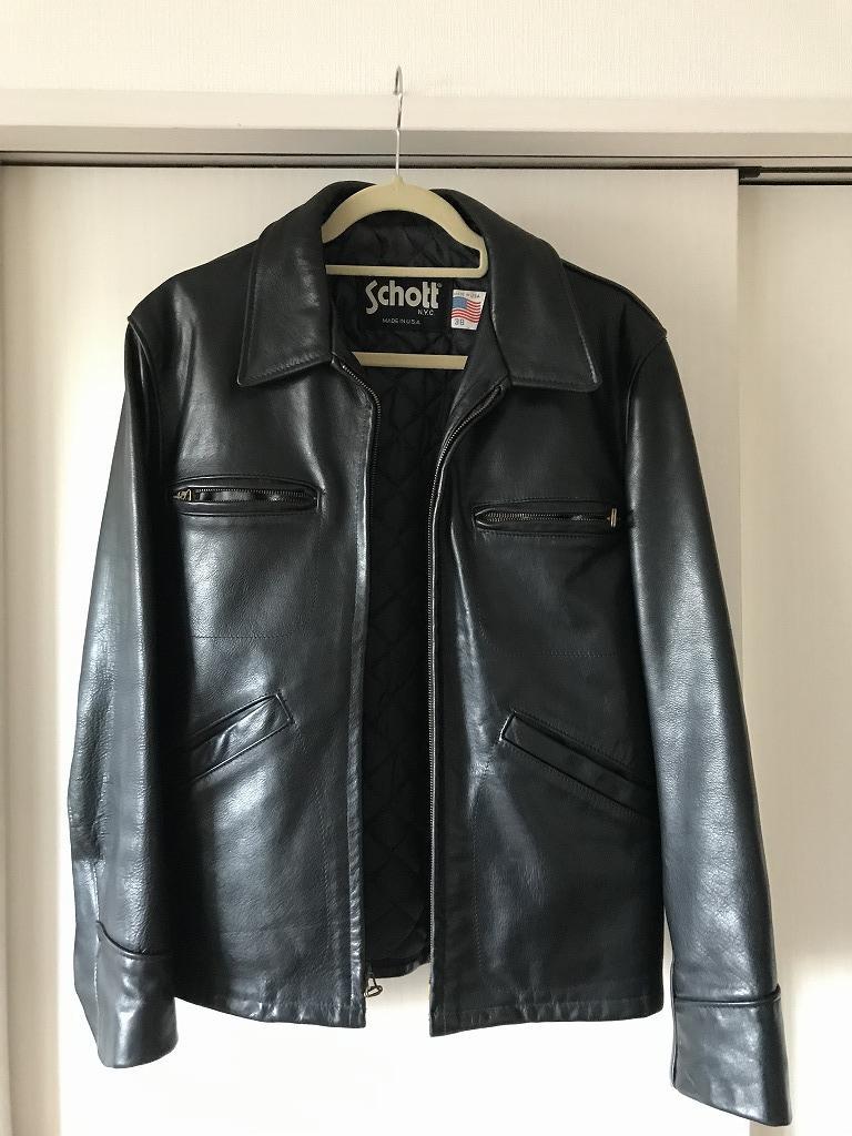 SCHOTT 牛革トラッカー ジャケット サイズ38（サイズ M相当）