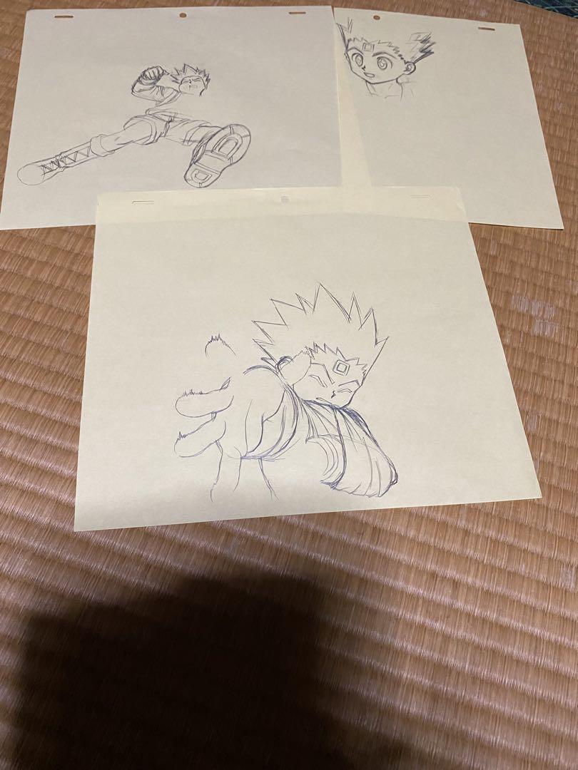 ハンター×ハンター　初期アニメ　原画ラフ