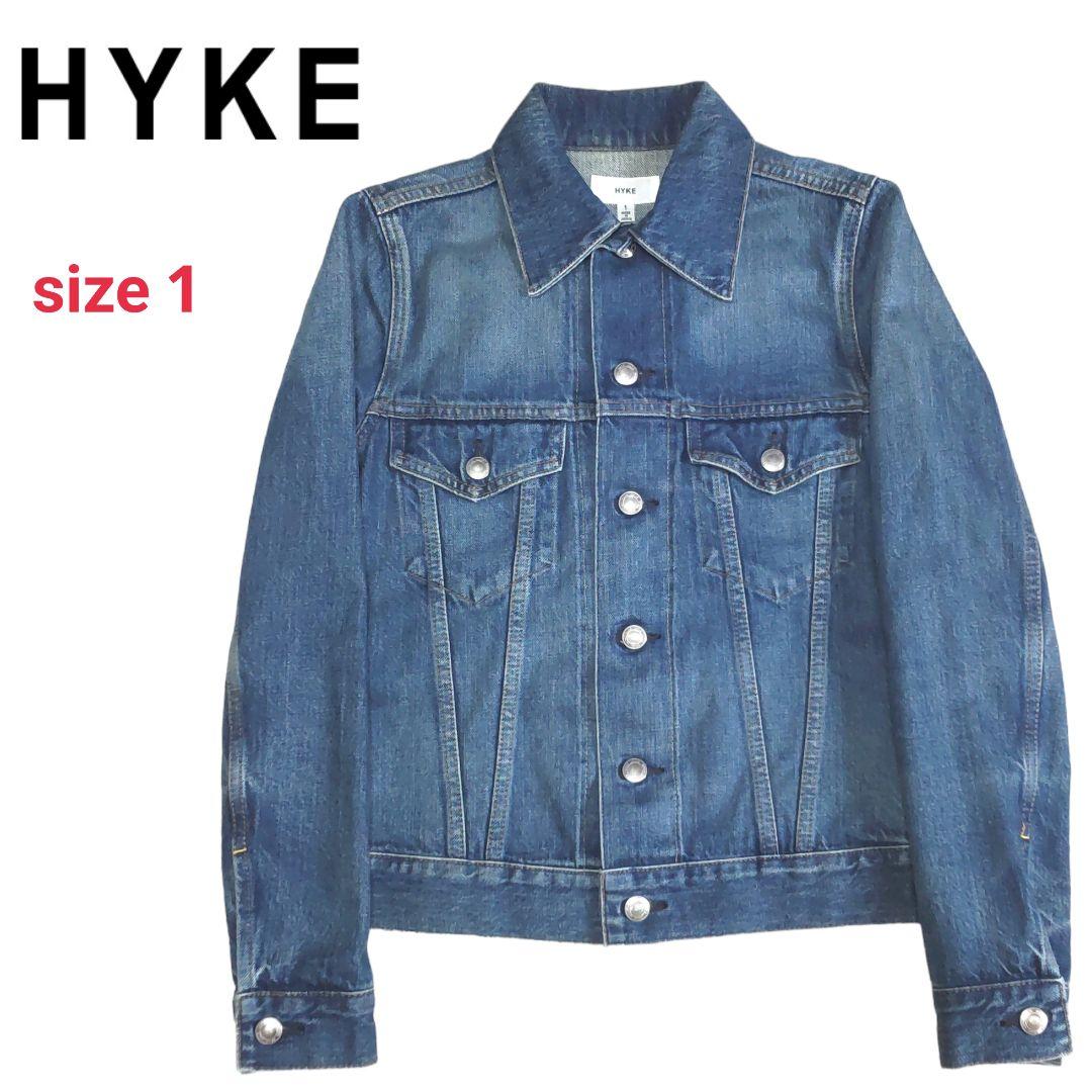 正規 type3 HYKE/ハイク】美品 デニムジャケット 1 インディゴ Gジャン ジャケット・アウター