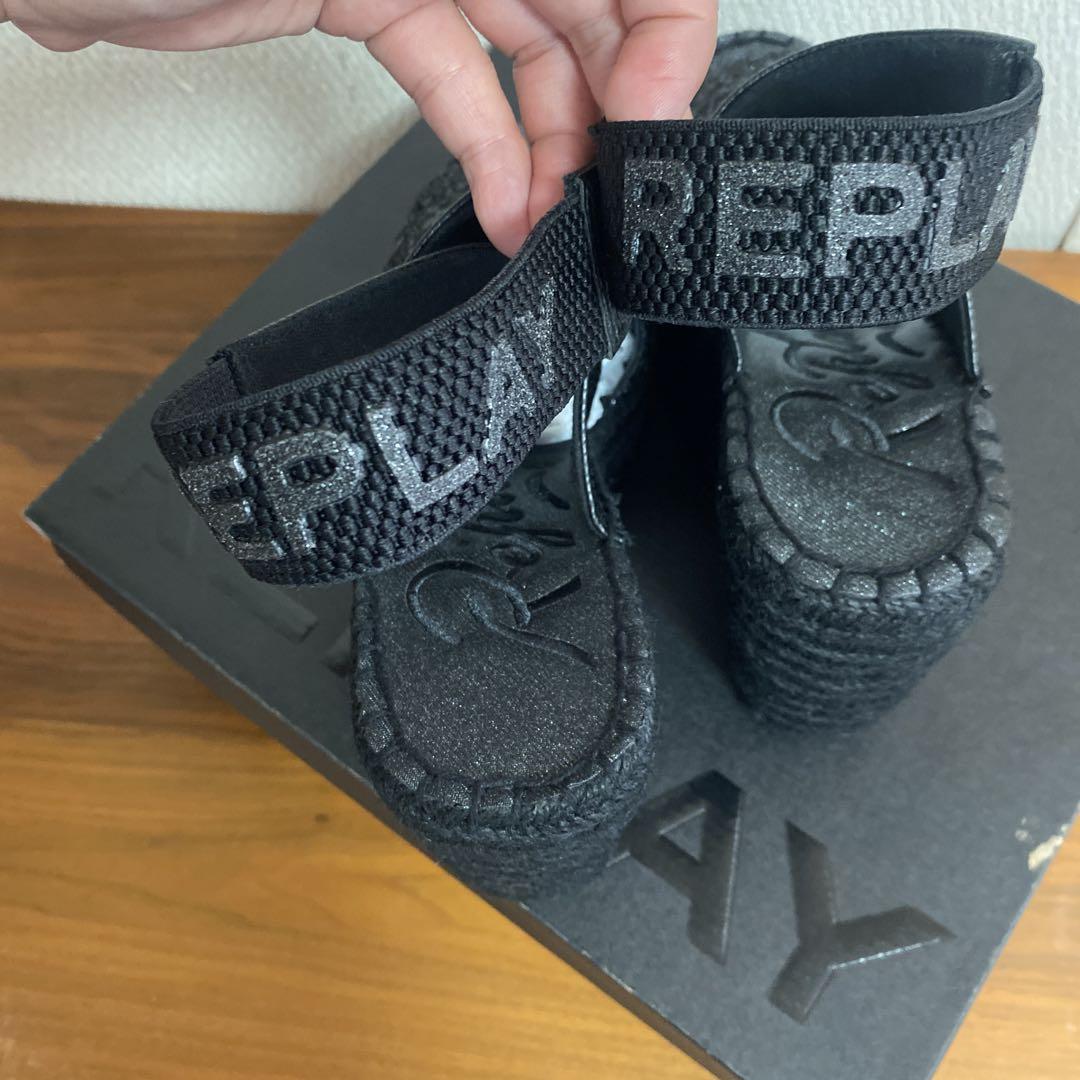 REPLAY サンダル 0003 BLACK 37値下げ中‼️7800