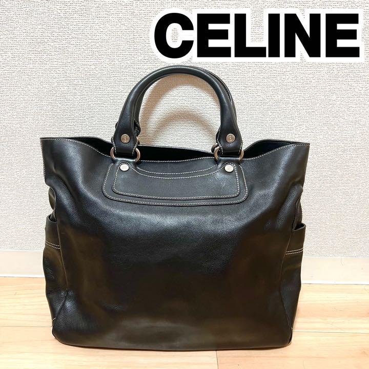 CELINE セリーヌ トートバッグ ラージ ブギーバッグ トリオンフ ブラウン
