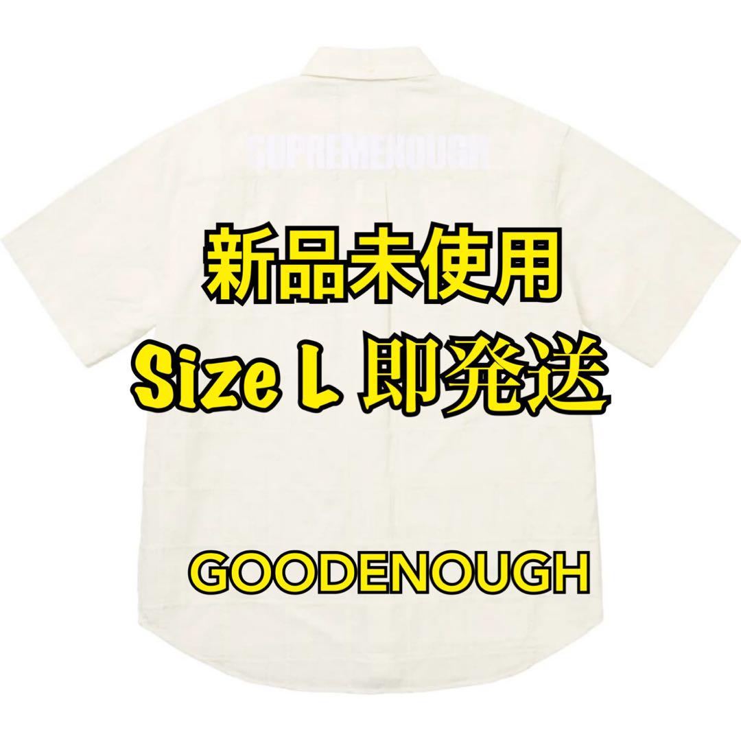 Supreme x GOODENOUGH Patchwork Shirt 白Mトップス