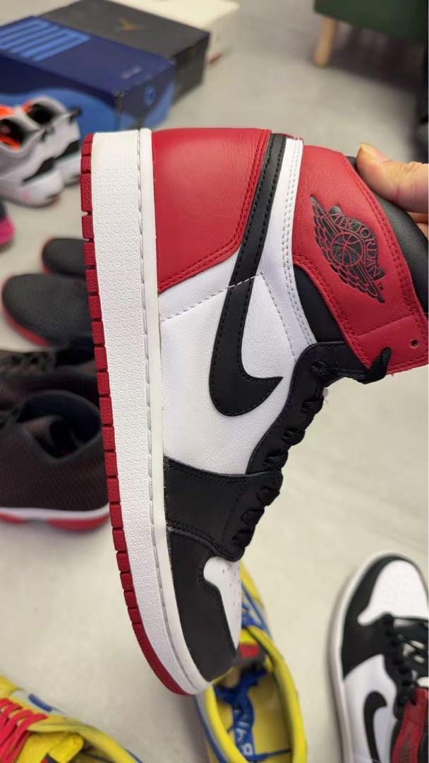 靴 Nike Air Jordan1 Retro High BlackToe2016