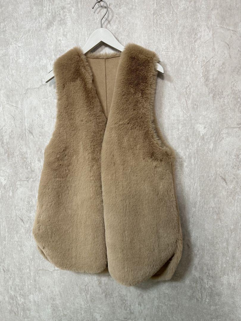 美品　Jeans Factory Clothes リバーシブル　ファーベスト