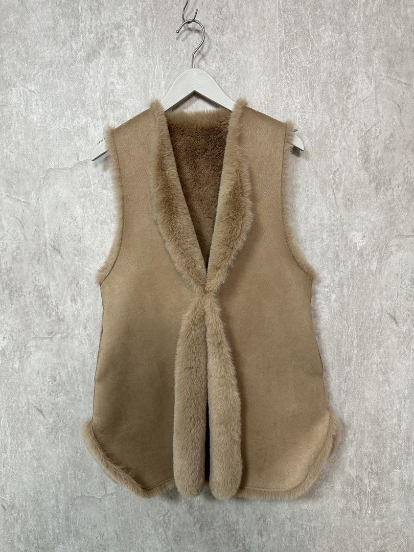 美品　Jeans Factory Clothes リバーシブル　ファーベスト