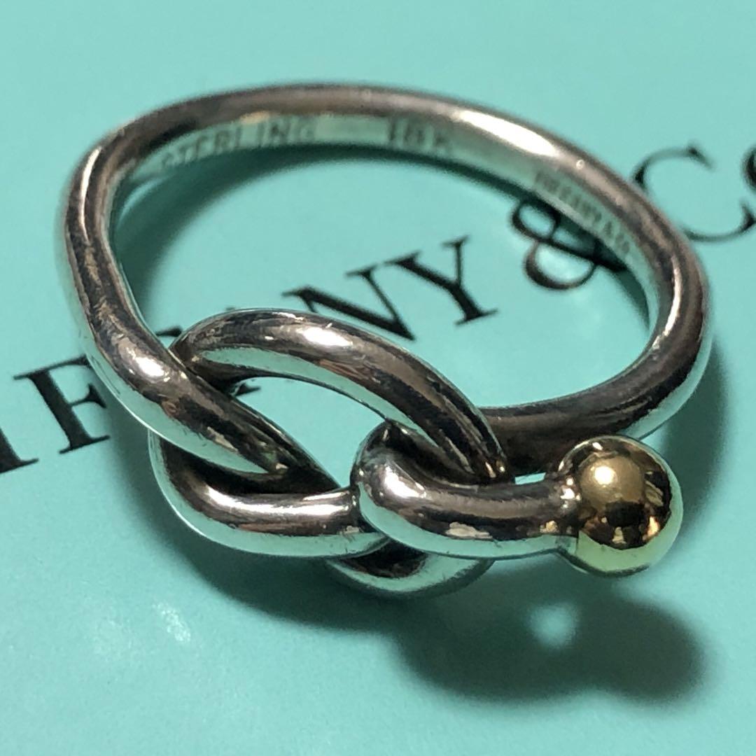 Tiffany & Co. シルバー　指輪　ラブノット