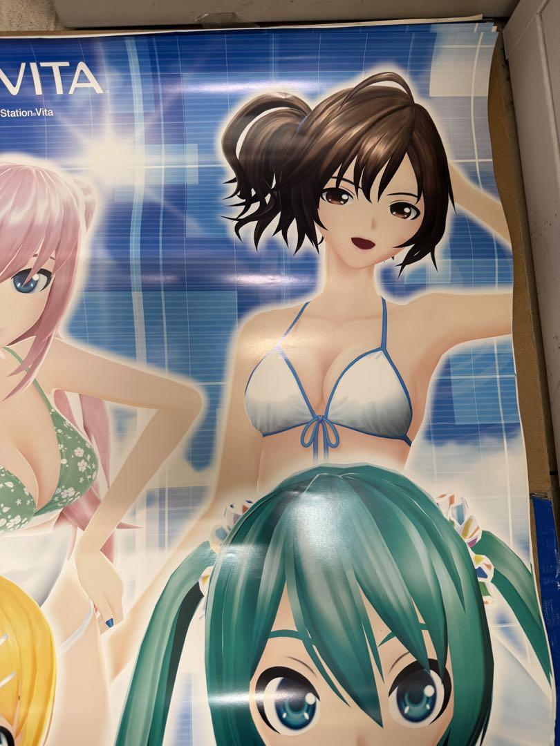 初音ミクProject DIVAf Vita 店頭販促用ポスター2枚セット