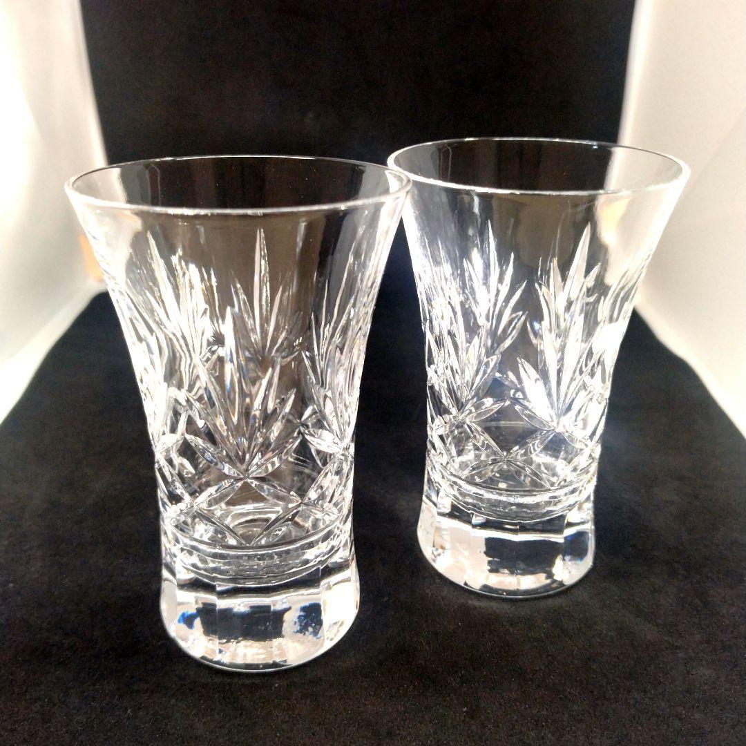 新品ParisVetoroクリスタルカットペアショットグラス江戸切子薩摩切子