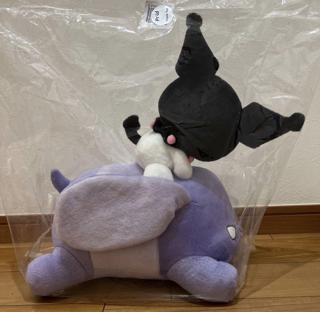 【新品未開封】クロミ バク のっかり ぬいぐるみ サンリオ クロミ バク のっかりぬいぐるみ 海外限定 ぬいぐるみ