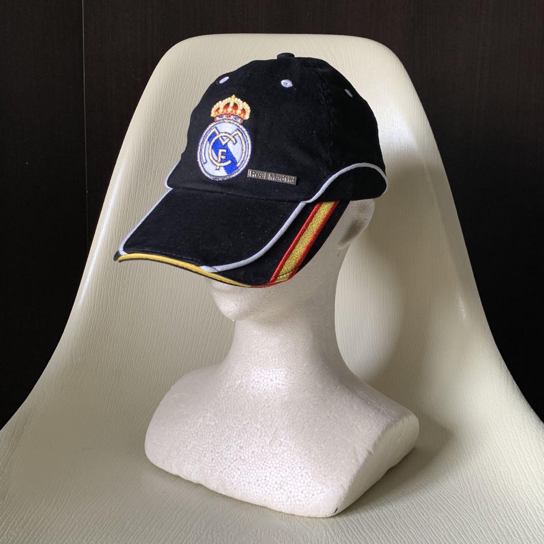 90s Real Madrid サッカー　キャップ　刺繍ロゴ　vintage