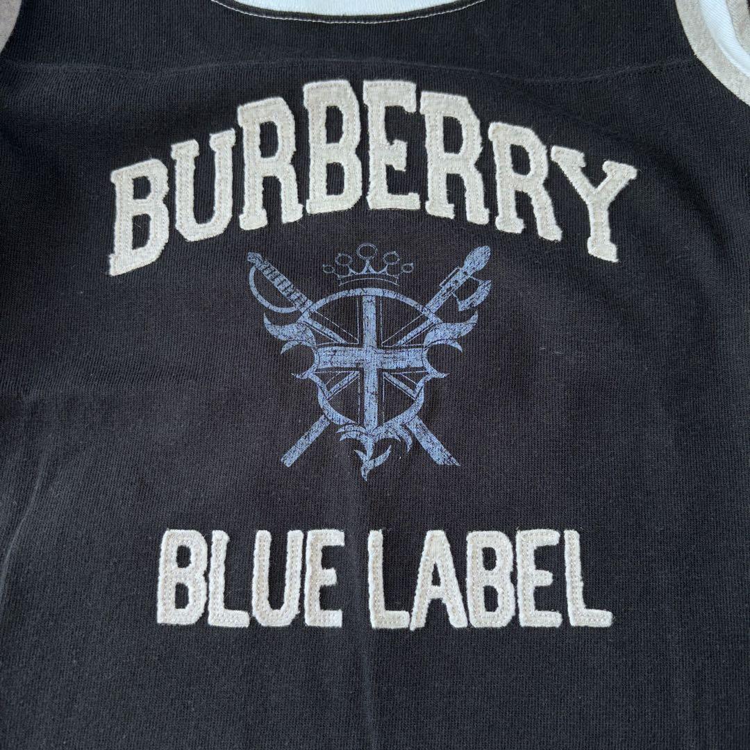 BURBERRY BLUE LABEL ブラック Tシャツ 38 Burberry Blue Label 半袖Tシャツ 38 ブラック - メルカリ